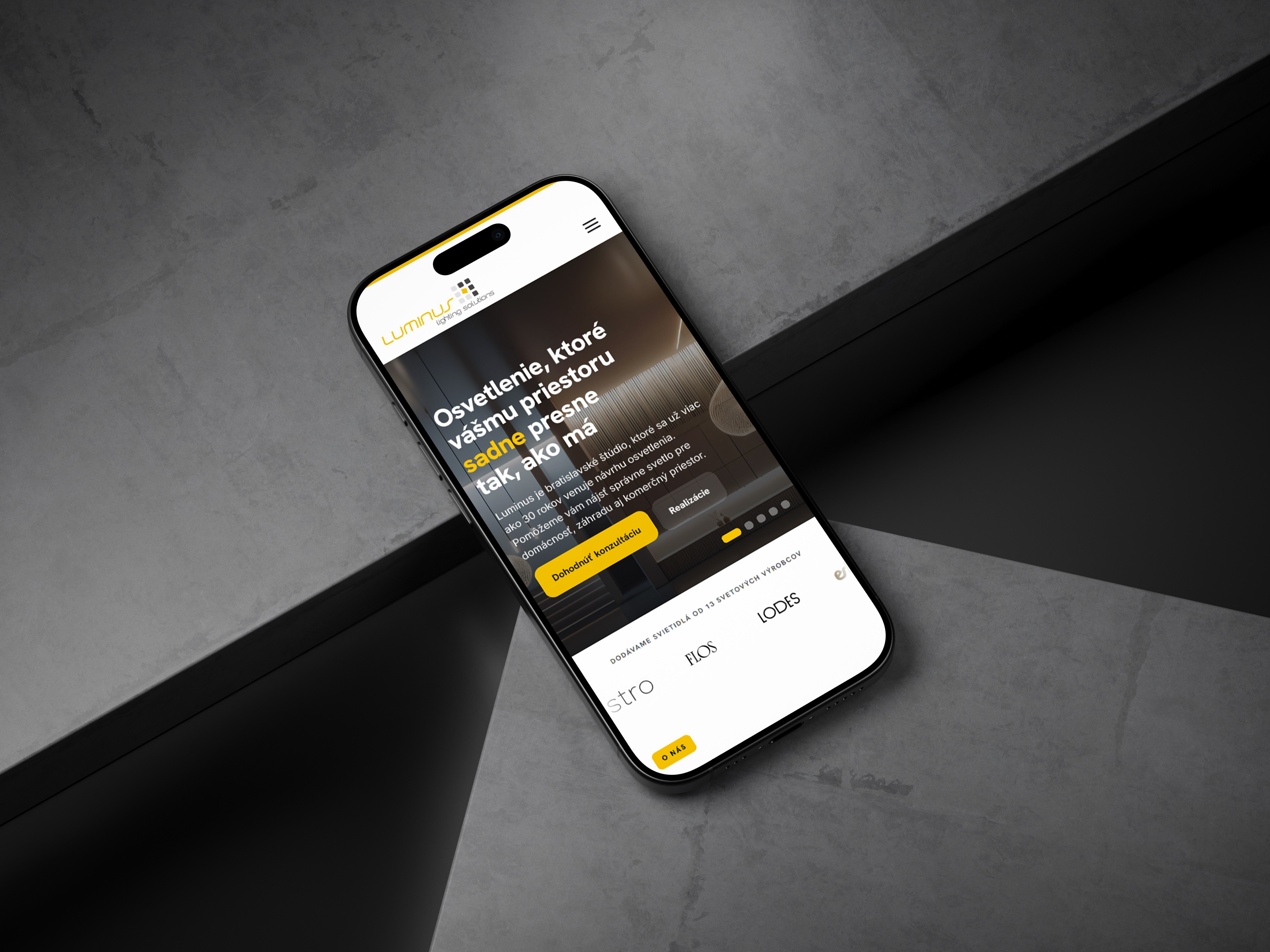 Luminus - web na iPhone
